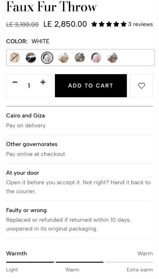 Cudds, Payment and returns next to the button